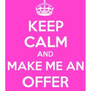Reasonable offers accepted